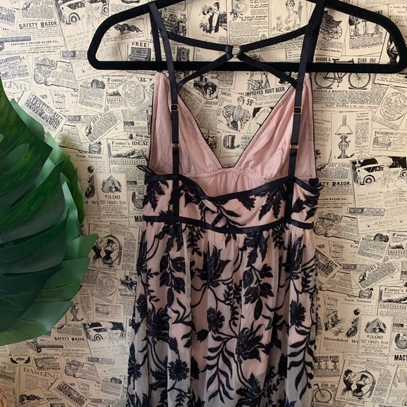 Somedays Lovin' Dusk Black Nude Embroidered Dress - Picture 9 of 14